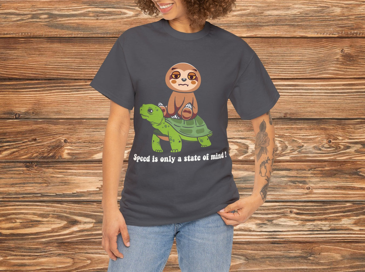 Speed is a State of Mind Shirt | Turtle Lover | Animal Lover | Cute Tee | Fun Clothing | Nature Lover | Inspirational Gift | Turtle Apparel