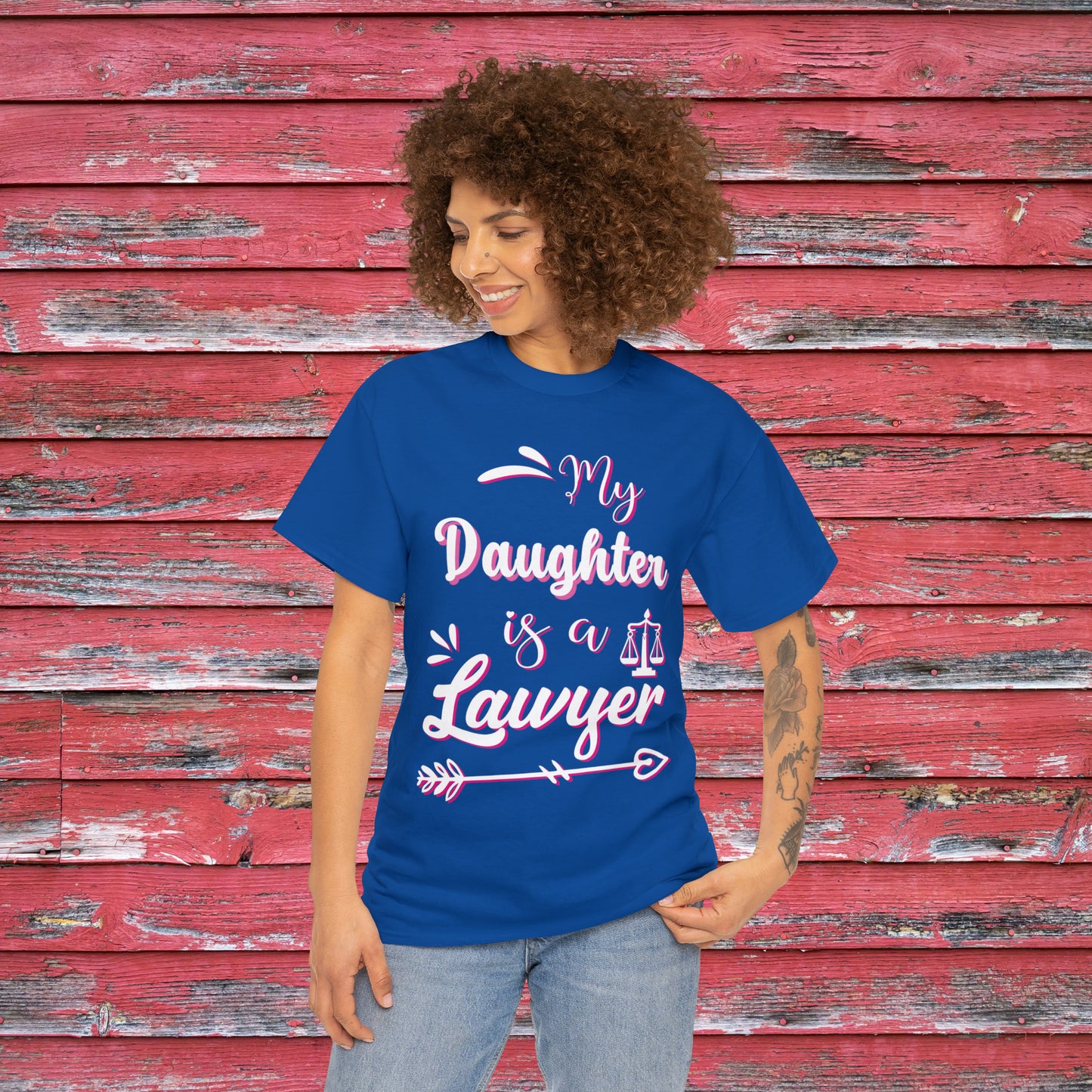 My Daughter is a Lawyer Shirt | Women Inspirational Shirt | Women Fashion T-Shirt | Funny Saying Shirt | Family Shirt | Christmas Apparel