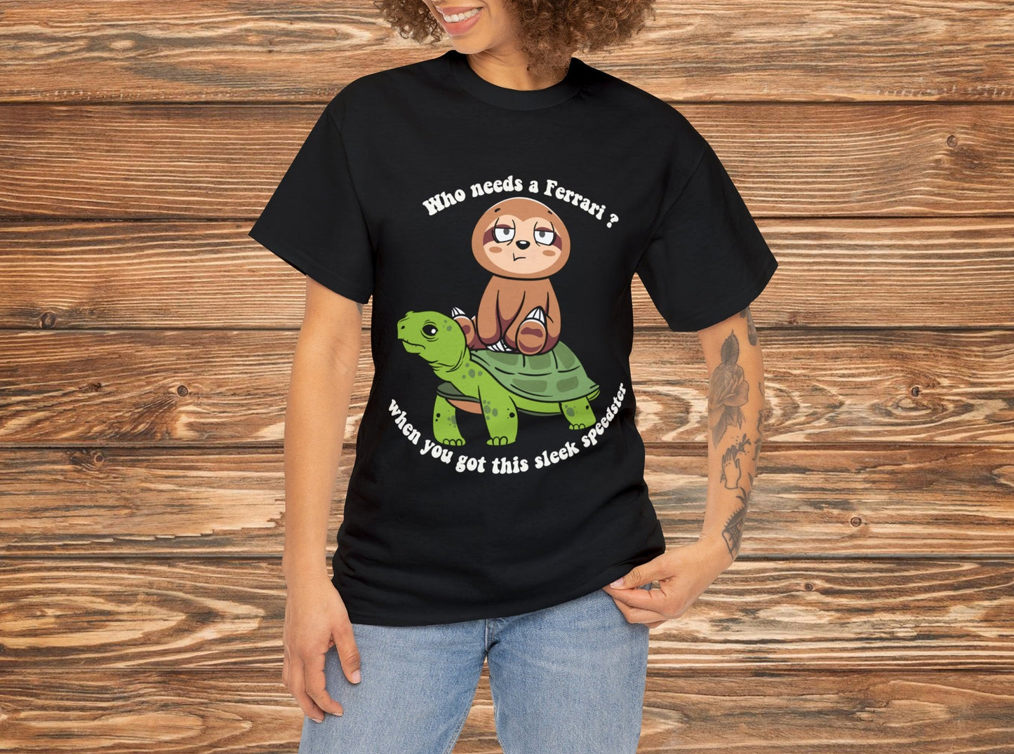 Who Needs a Ferrari Shirt | Turtle Lover | Animal Lover | Cute Animal Tee | Fun Clothing | Nature Lover | Inspirational Gift /Turtle Apparel