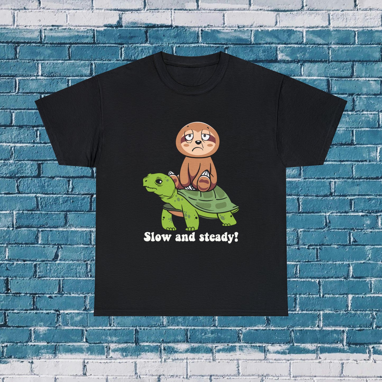 Slow and Steady Shirt | Turtle Lover | Animal Lover | Cute Animal Tee | Fun Clothing | Nature Lover | Inspirational Gift | Turtle Apparel