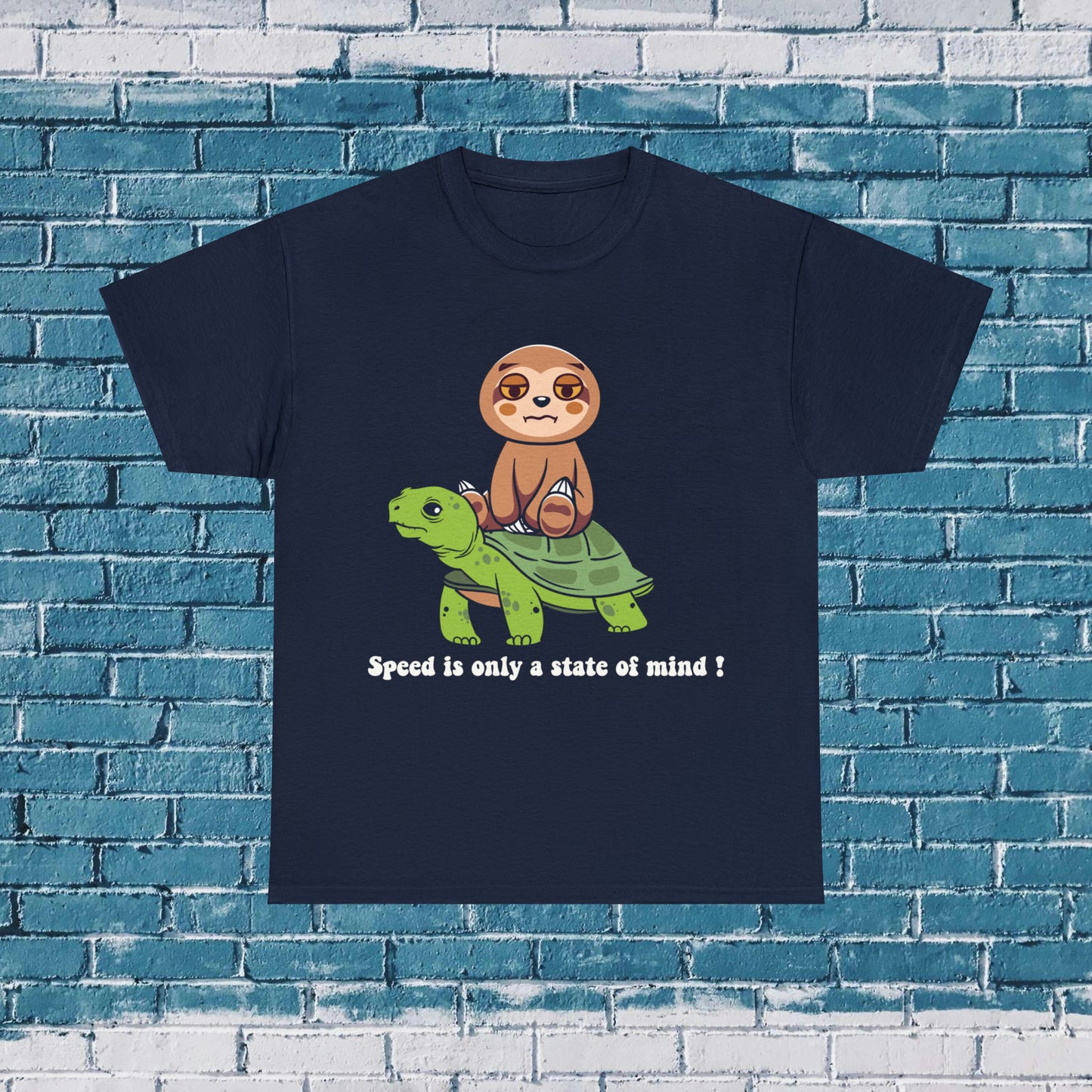 Speed is a State of Mind Shirt | Turtle Lover | Animal Lover | Cute Tee | Fun Clothing | Nature Lover | Inspirational Gift | Turtle Apparel