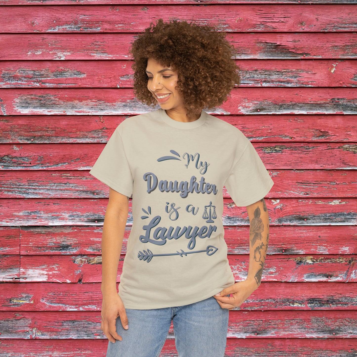 My Daughter is a Lawyer Shirt | Women Inspirational Shirt | Women Fashion T-Shirt | Funny Saying Shirt | Family Shirt | Christmas Apparel