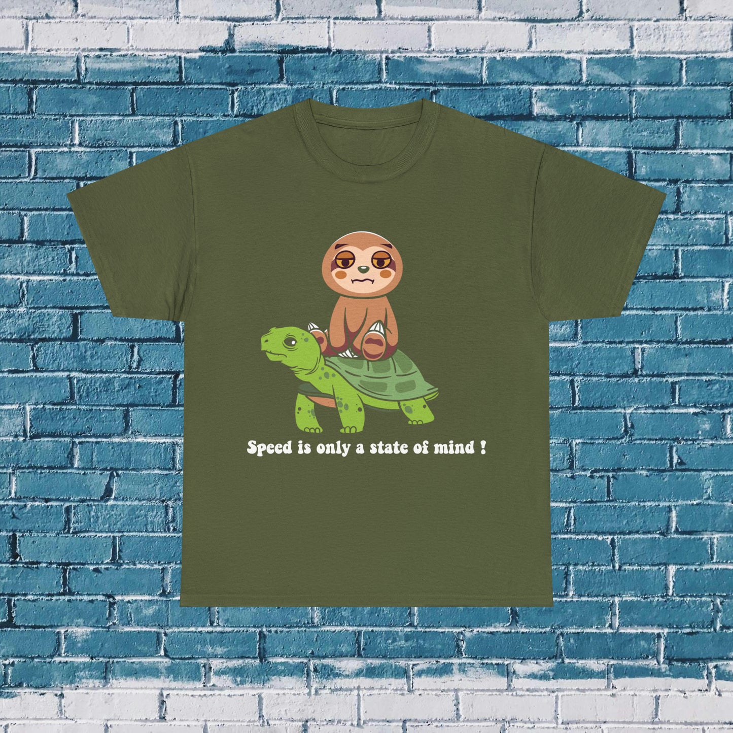 Speed is a State of Mind Shirt | Turtle Lover | Animal Lover | Cute Tee | Fun Clothing | Nature Lover | Inspirational Gift | Turtle Apparel