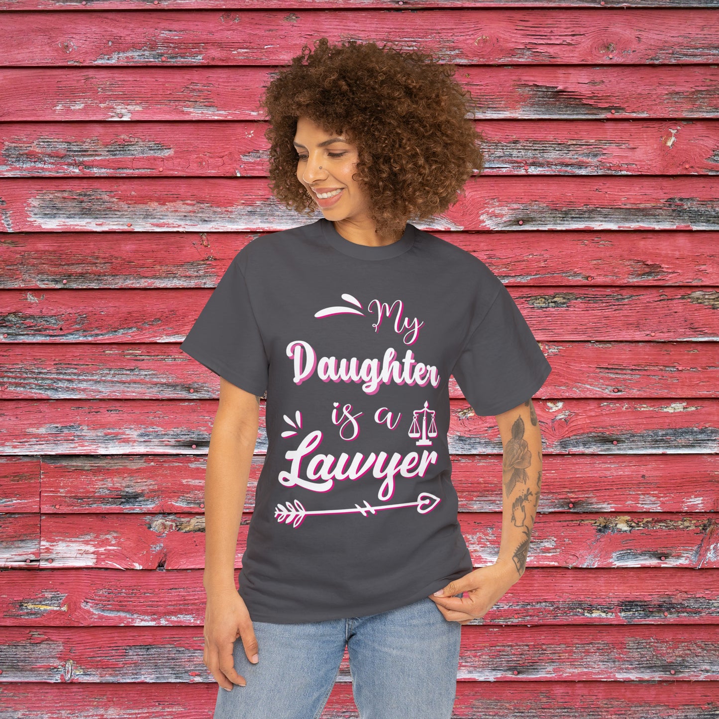 My Daughter is a Lawyer Shirt | Women Inspirational Shirt | Women Fashion T-Shirt | Funny Saying Shirt | Family Shirt | Christmas Apparel