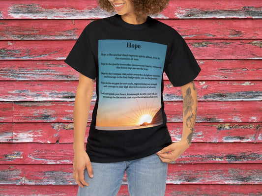 Hope T-Shirt, Inspirational Tee, Motivational Tee, Positive Tee, Spirtual Shirt, Family Gifts