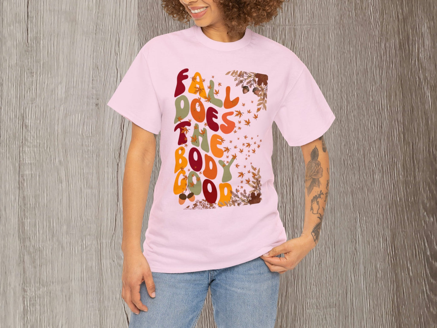 Fall T-Shirt | Fall Does The Body Good Shirt | Autumn Season Shirt | Teacher Shirt | Cute T-Shirt | Mom Gift | Vintage Shirt | Holiday Gift