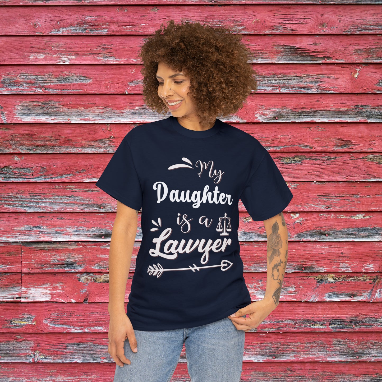 My Daughter is a Lawyer Shirt | Women Inspirational Shirt | Women Fashion T-Shirt | Funny Saying Shirt | Family Shirt | Christmas Apparel