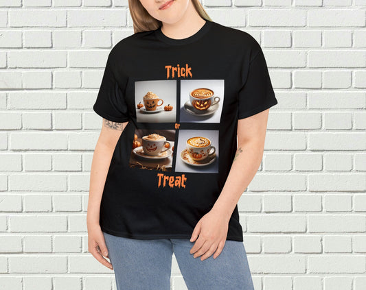 Halloween T-Shirt, Seasonal Tee, Holiday Tee, Coffee Tee, Novelty Shirt, Family Gifts