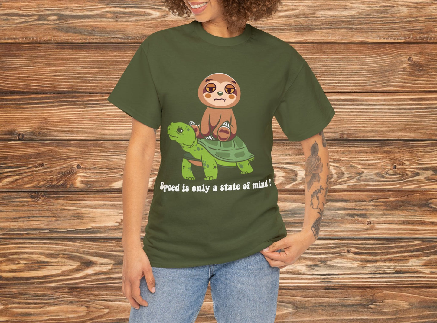 Speed is a State of Mind Shirt | Turtle Lover | Animal Lover | Cute Tee | Fun Clothing | Nature Lover | Inspirational Gift | Turtle Apparel