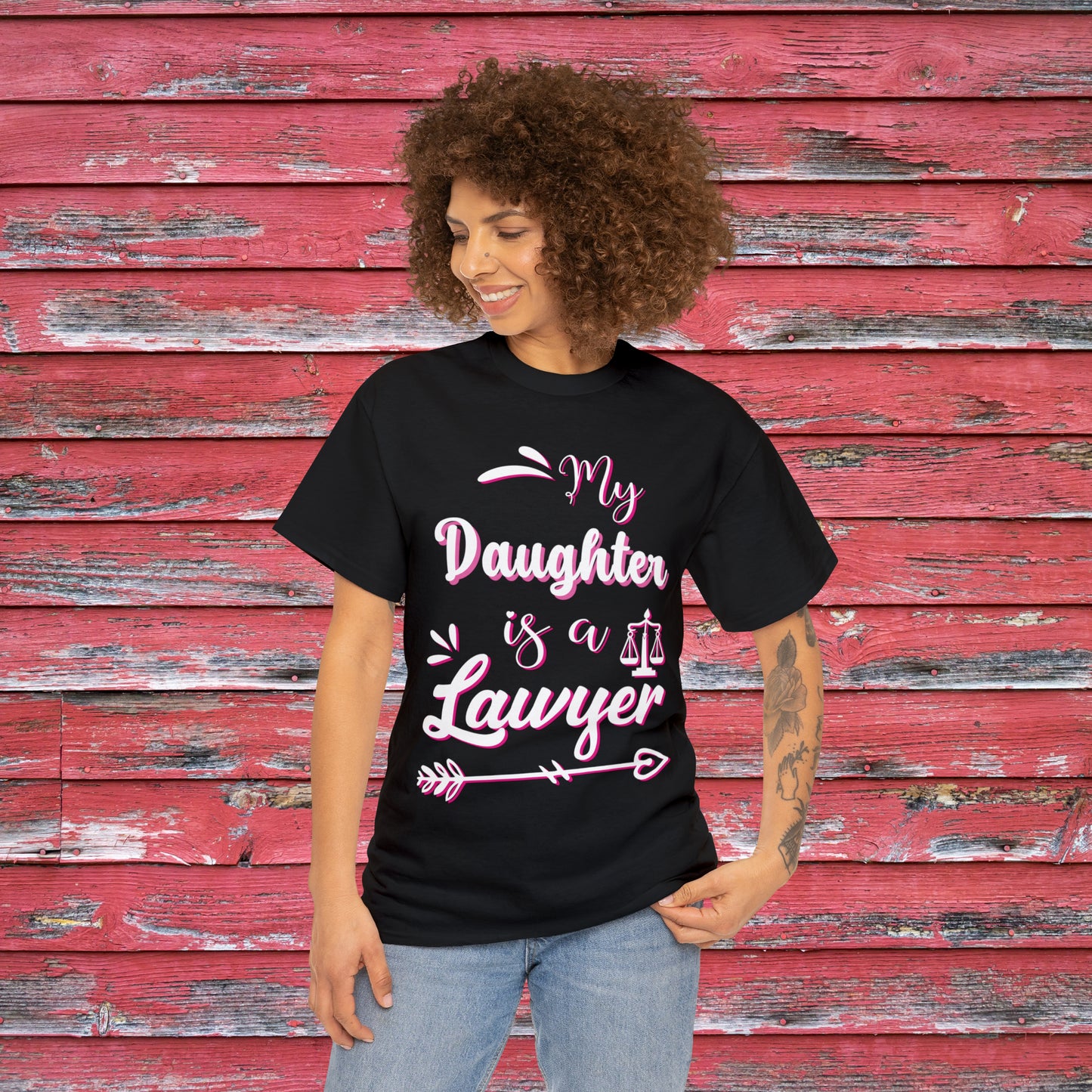 My Daughter is a Lawyer Shirt | Women Inspirational Shirt | Women Fashion T-Shirt | Funny Saying Shirt | Family Shirt | Christmas Apparel